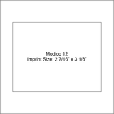 modico 12 stamp imprint size