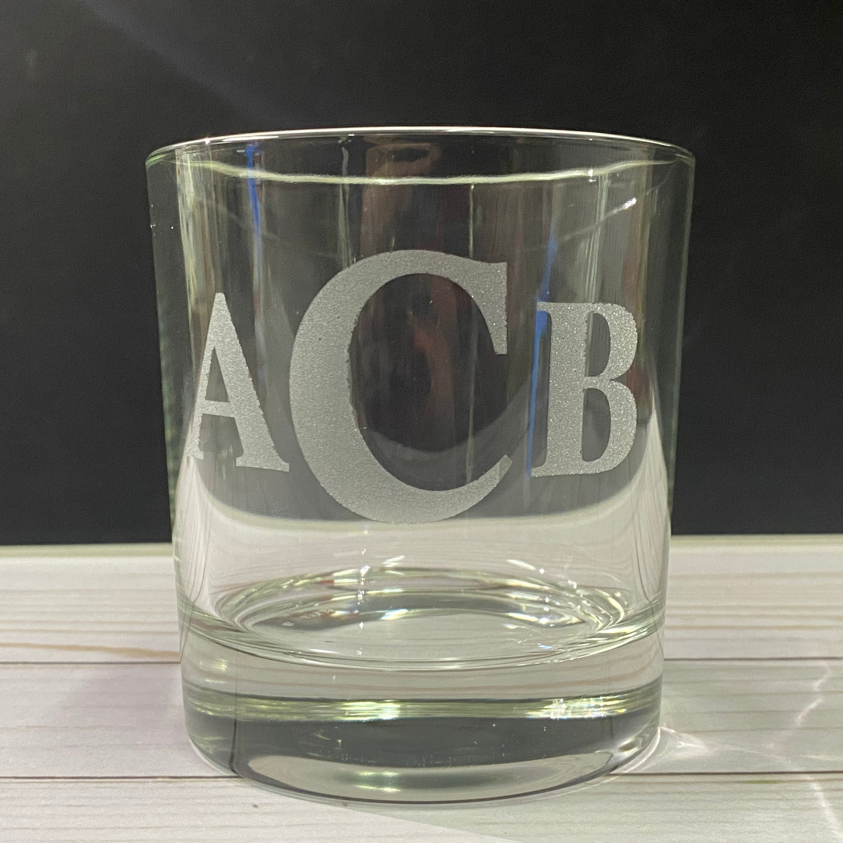 Personalized Low Ball Glasses