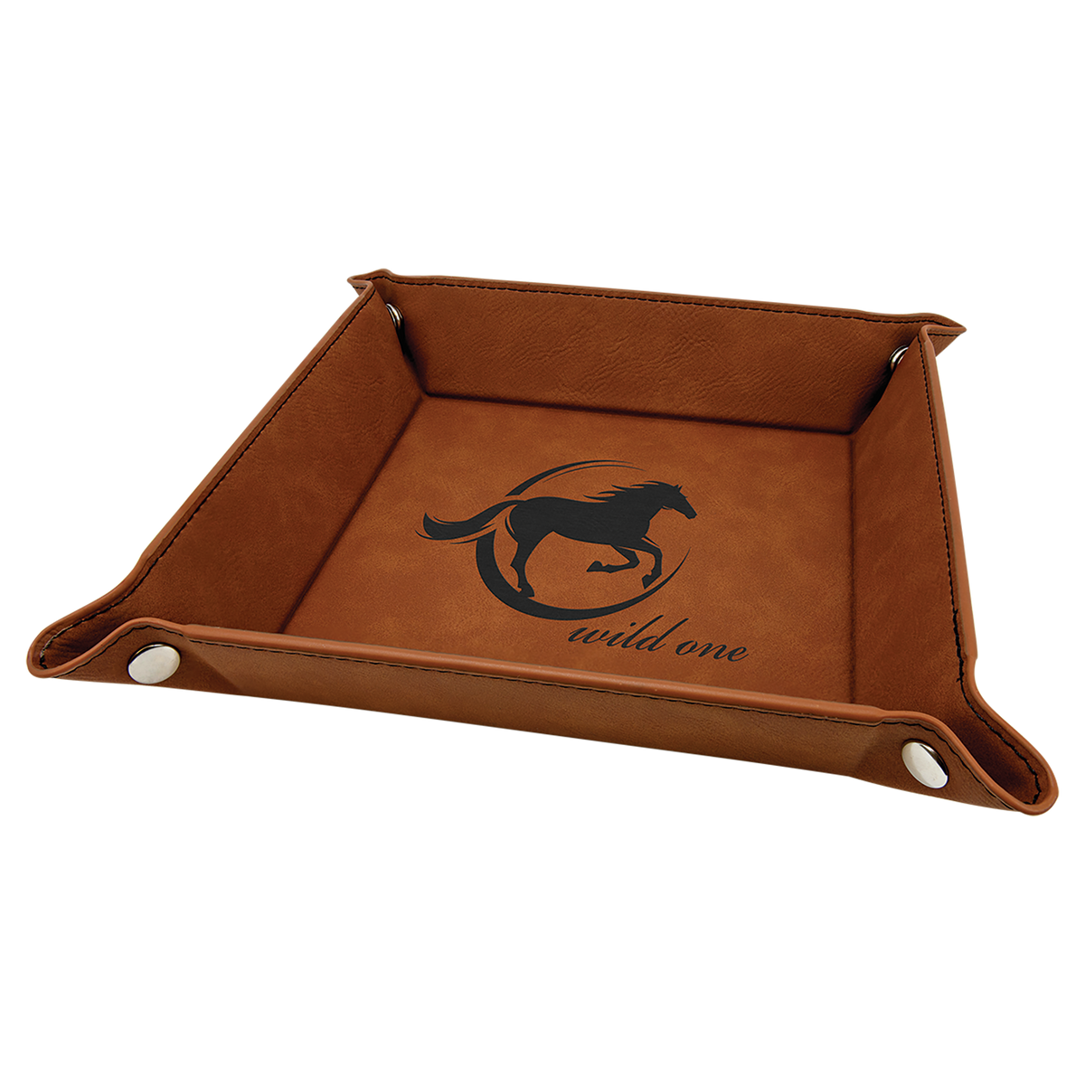 Leatherette Snap Dice Tray