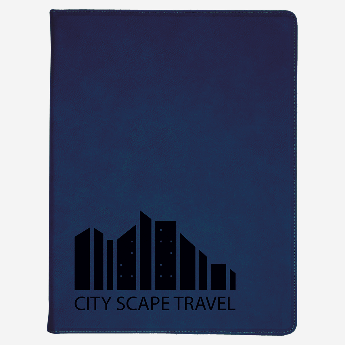 9 1/2" x 12" Laserable Leatherette Portfolio with Notepad