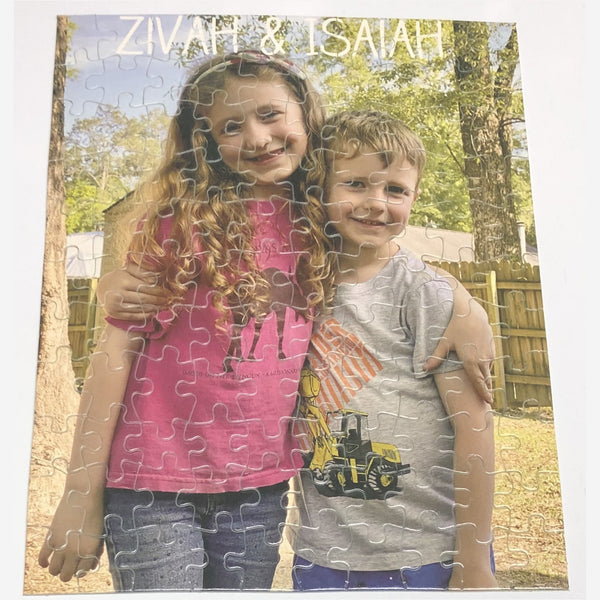 Tan Personalized 110 Piece Jigsaw Puzzle