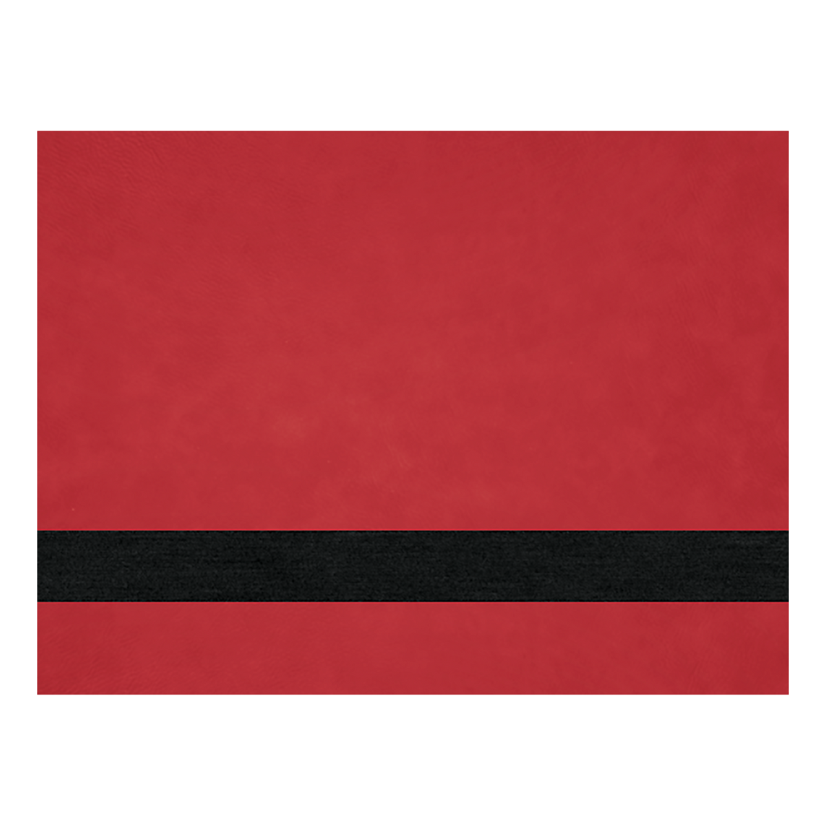 red engraves black
