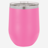 Hot Pink 12 oz. Stemless Wine Tumbler