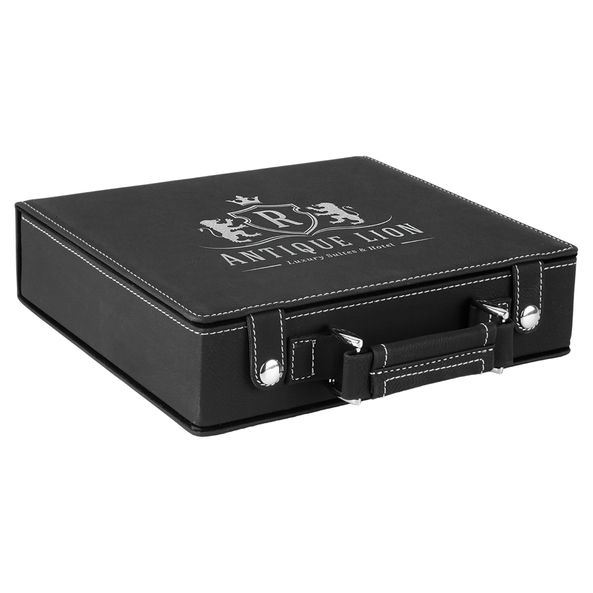 Laserable Leatherette 100 Chip Poker Set