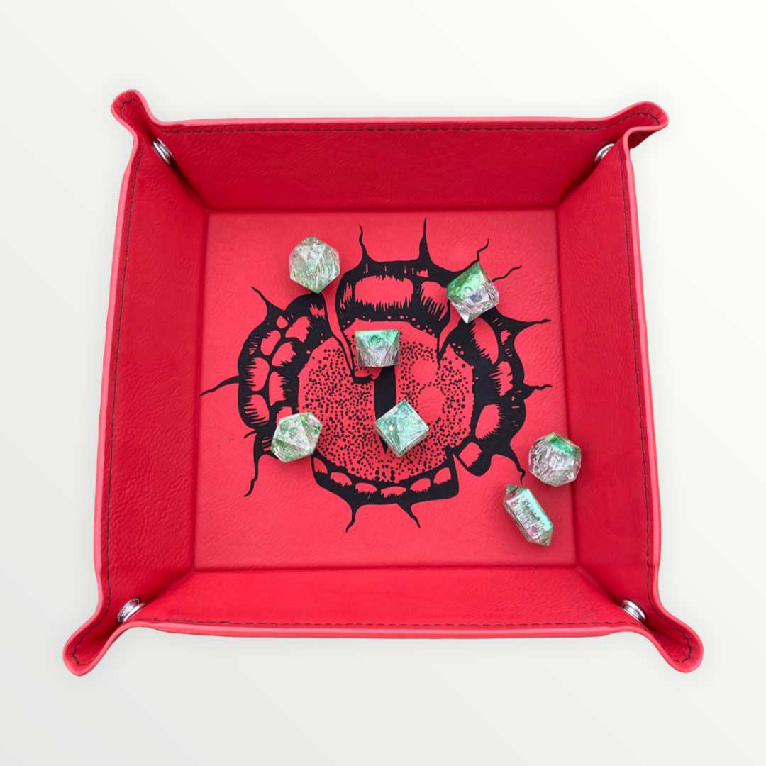 Leatherette Snap Dice Tray