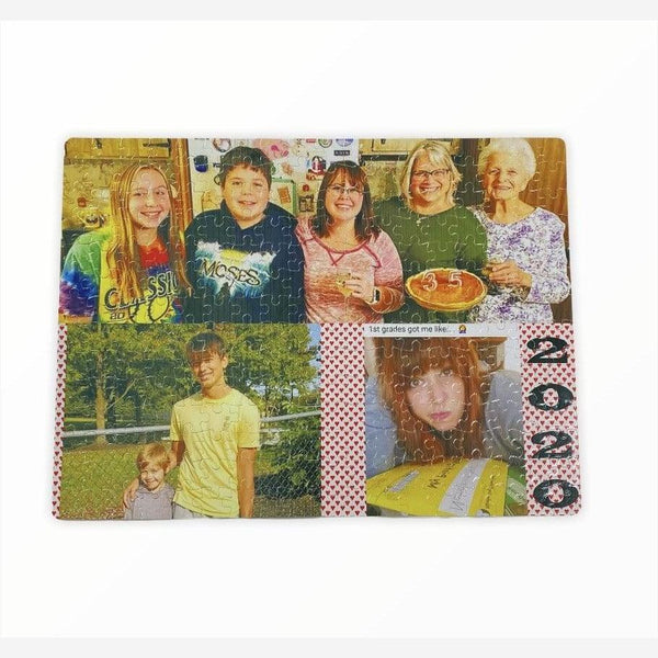custom 252 piece cardboard puzzle