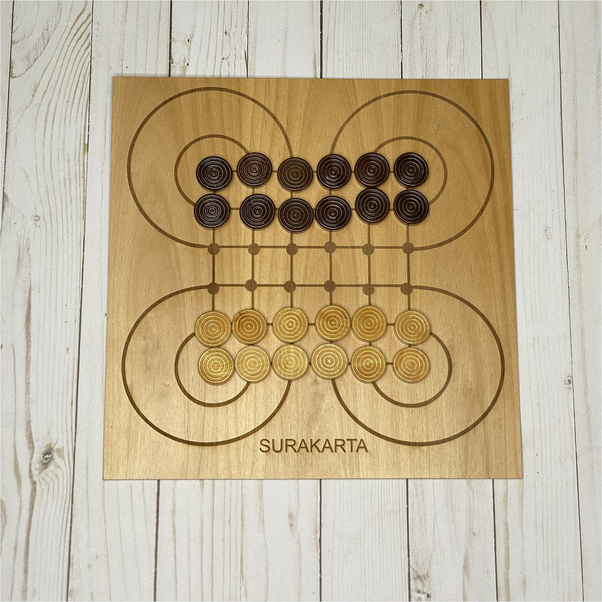 Dark Khaki Surakartra Board Game