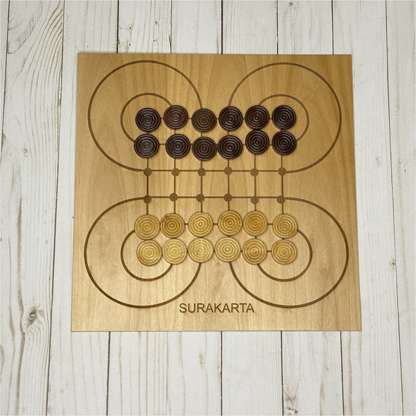 Dark Khaki Surakartra Board Game