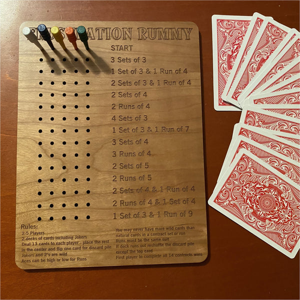 Sienna Frustration Rummy Game