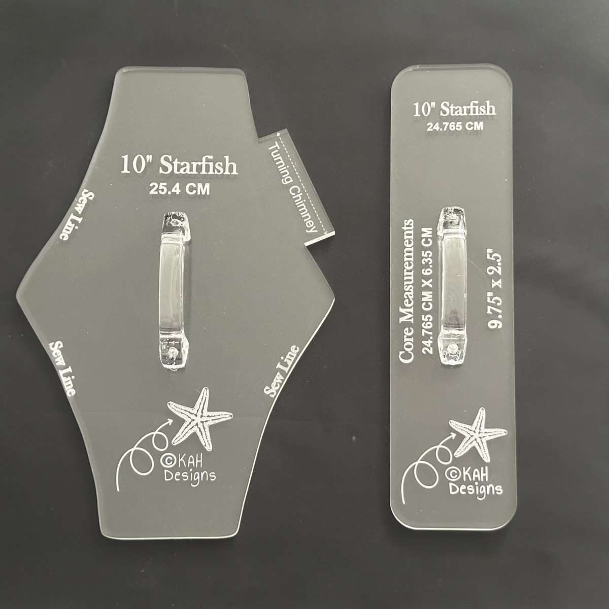 10" Starfish Menstrual Pad Template Set