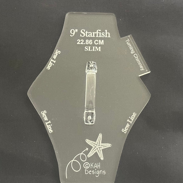 9" Starfish Menstrual Pad BASE ONLY Template