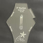 9" Starfish Menstrual Pad BASE ONLY Template