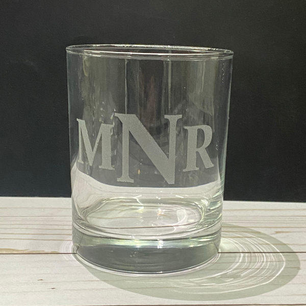 Personalized Low Ball Glasses