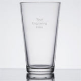 glass barware pint glass with 