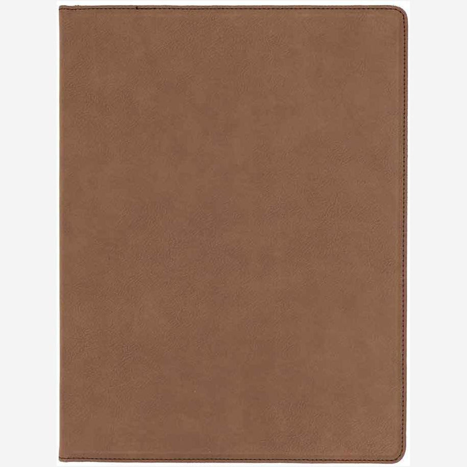 Sienna 9 1/2" x 12" Laserable Leatherette Portfolio with Notepad