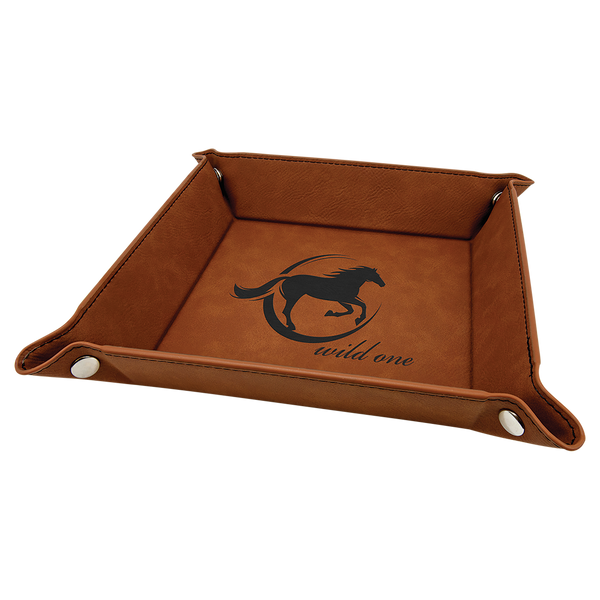 Leatherette Snap Dice Tray