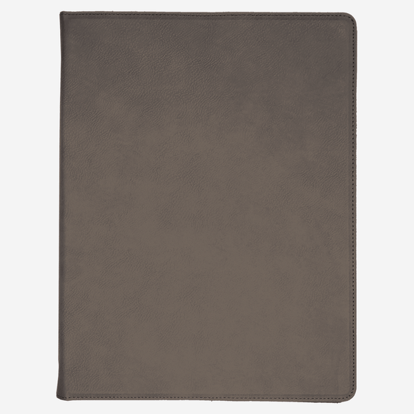 9 1/2" x 12" Laserable Leatherette Portfolio with Notepad