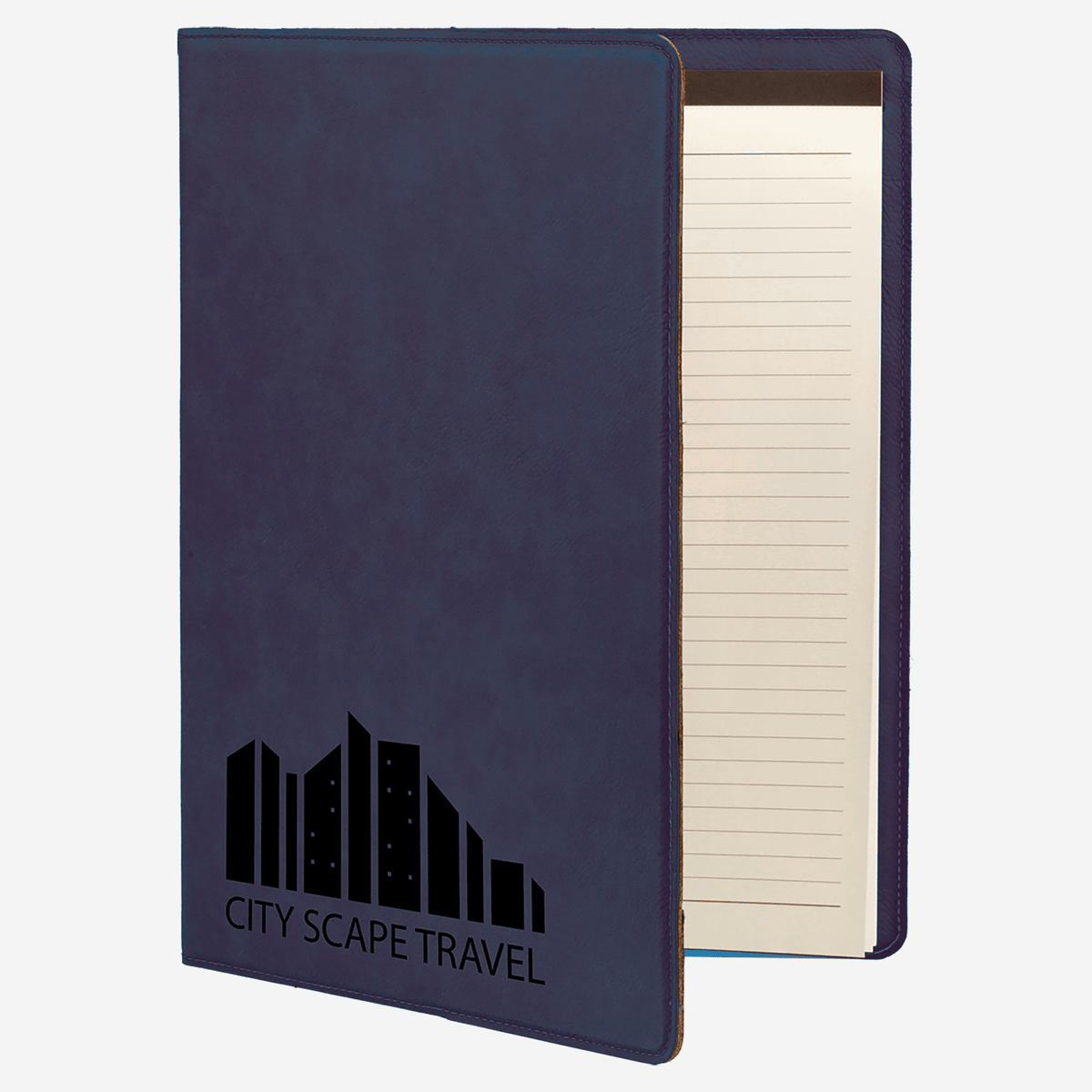 9 1/2" x 12" Laserable Leatherette Portfolio with Notepad
