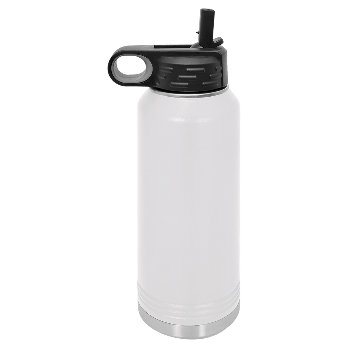 White 32 oz. Stainless Steel Water Bottle