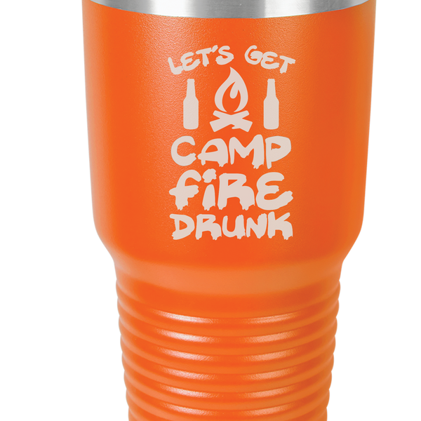 30 oz. Orange Campfire Design Polar Camel