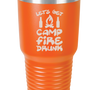 30 oz. Orange Campfire Design Polar Camel