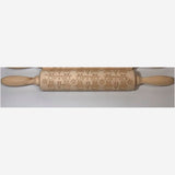 Rosy Brown Embossed/Engraved Baby Chick Rolling Pin