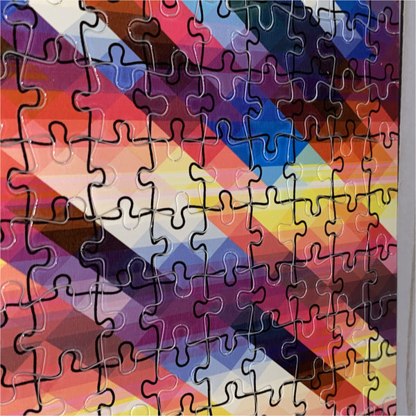 Dark Khaki Triple Threat 110 Piece Puzzle