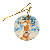 looney reindeer ornament