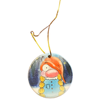 looney gnome girl ornament