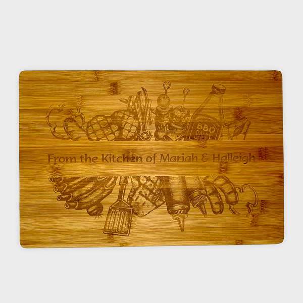 Custom Engraved Bamboo Cutting Board